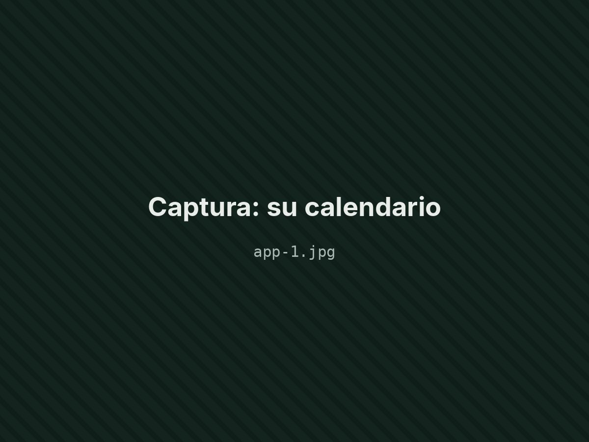 Su calendario