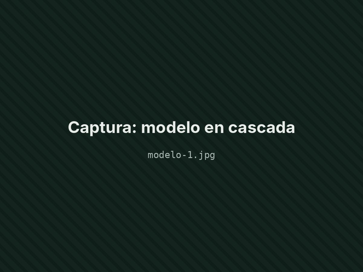 Modelo en cascada