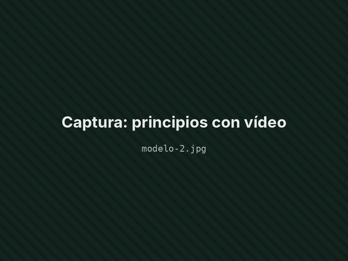 Principios con vídeo