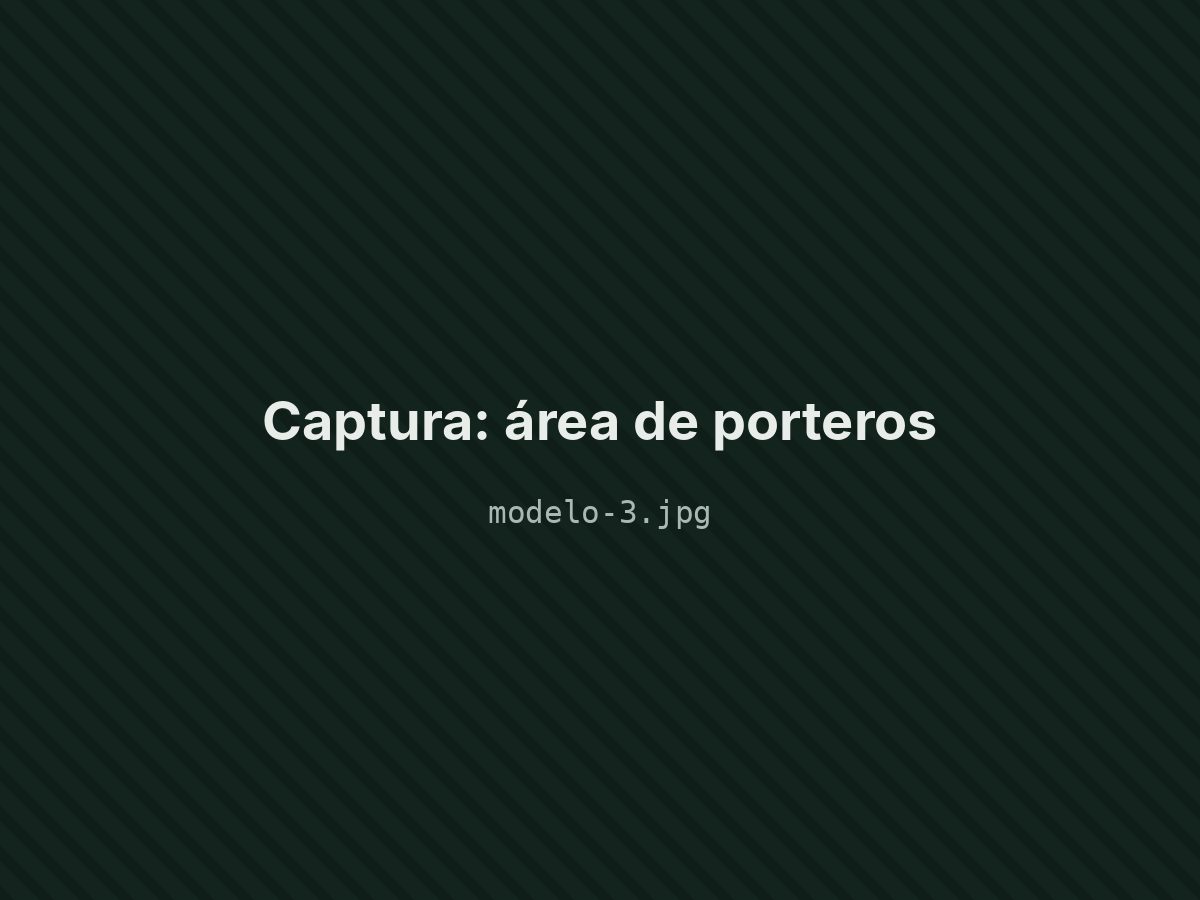 Área de porteros