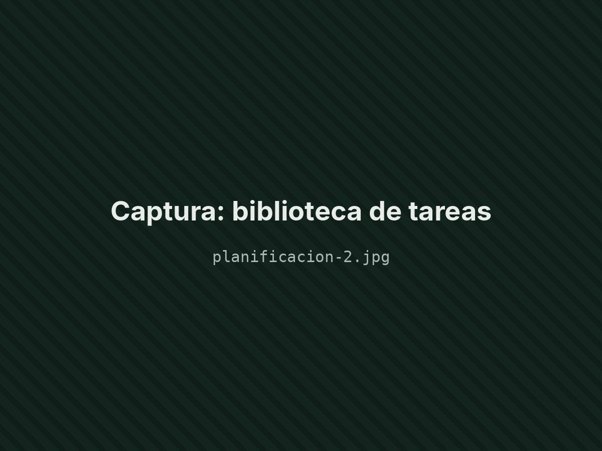 Biblioteca de tareas