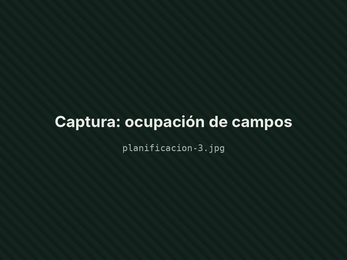 Ocupación de campos