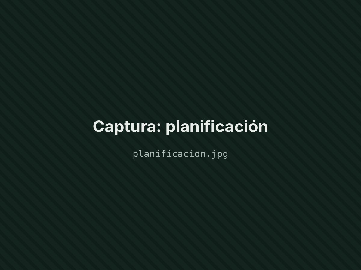 Planificación